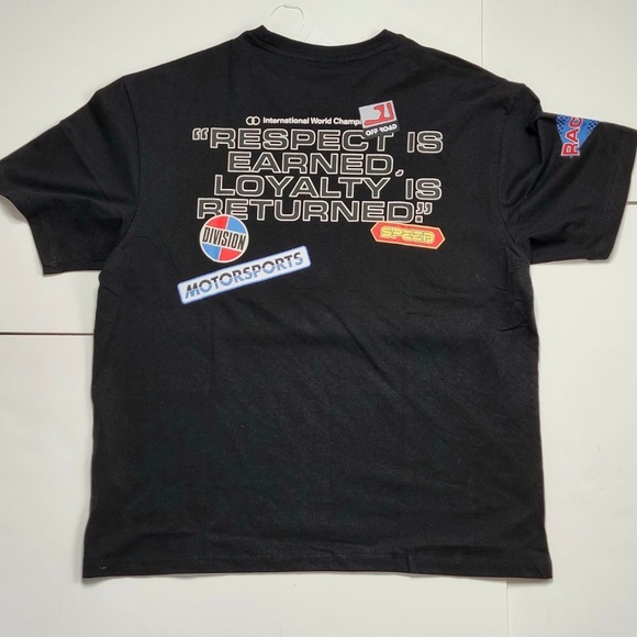 Bershka Tee Shirt Men’s 76 Speedway Racing size Large - Picture 5 of 10